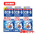 【第3類医薬品】 【送料無料・3個セット】小林製薬 のどぬーるスプレー 大容量 25ml×3セットロングノズル のどのウイルス・菌を殺菌 消毒 つらい のどの痛...