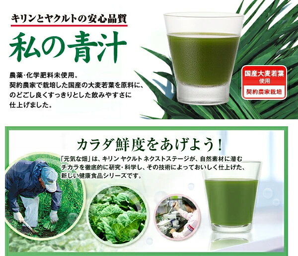 キリンヤクルトネクストステージ　私の青汁　60袋【分包　60包】