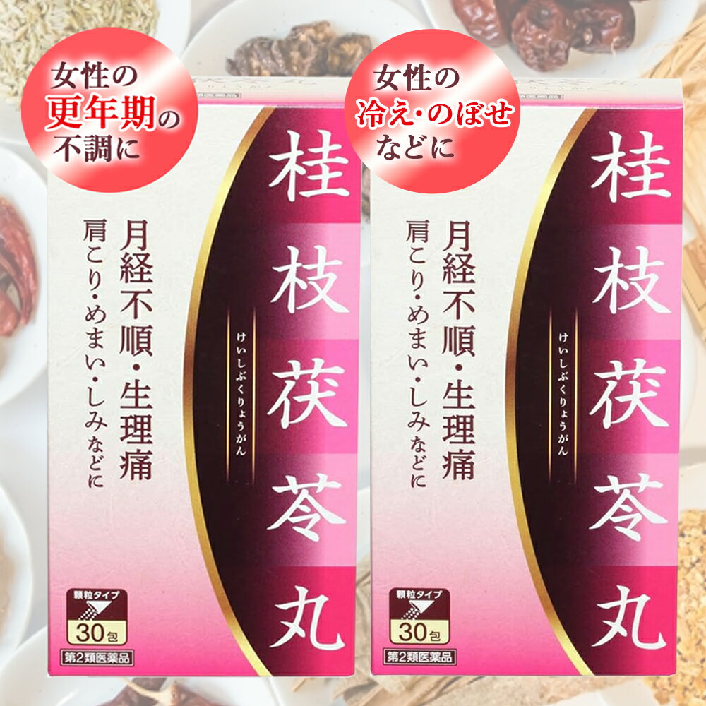 乐天商城 - 【第2類医薬品】【送料無料・2個セット】エナジー 桂枝茯苓丸料エキス顆粒　(ケイシブクリョウガンリョウ)　1.5g×30包×2個【20日分】 けいしぶくりょうがん 月経不順 生理痛 肩こり めまい しみ フェムケア