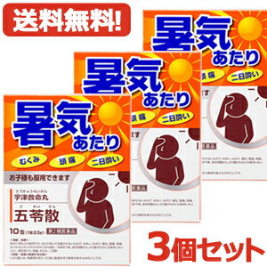 6/18限定！最大100％ポイントバック【第2類医薬品】【メール便対応・送料無料・3セット】五苓散　 ...