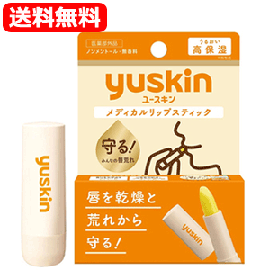 【送料無料　メール便】【ユースキン】メディカルリップ　スティック 3.5G　 リップ 唇の乾燥 ひび割れ 唇の荒れ 唇の保護 メンターム メンソレータム メディリップのサムネイル