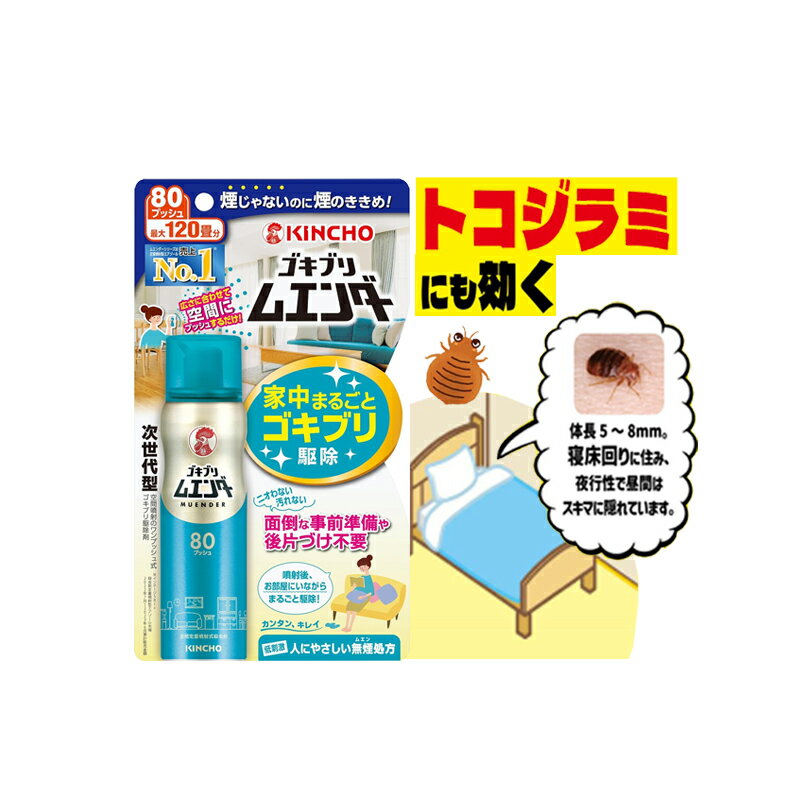 12/1限定！最大1,000円OFFクーポン！さらに全品ポイント2倍！ゴキブリムエンダー 80プッシュ　【大日本除虫菊】【医薬部外品】