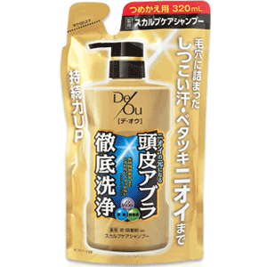 【ロート製薬】デ・オウ薬用スカルプケアシャンプー320ml　つめかえ用【デオウ】【DEOU】 ニオイ対策