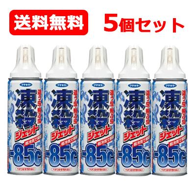 フマキラー 送料無料凍殺ジェット這う虫・飛ぶ虫用300ml 5個セット害虫防除 殺虫