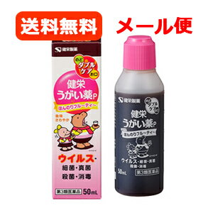 【第3類医薬品】【メール便・送料無料】【健栄製薬】健栄うがい薬P [50mL]ほんのりフルーティーな香り