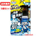 【5個セット 送料無料】【小林製薬】熱中対策 肌キンキン ボディミスト 100mlx5 熱中症対策に 冷感スプレー 肌冷感持続約30分