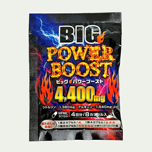 BIGパワーブースト4,400mg アルギニン シトルリン 亜鉛 オルニチン