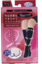 【※お取り寄せ】【ハヤシ・ニット】Beautiful Foot Life外反対策もできちゃうハイソックス ブラック Lサイズ(23-24cm)(4)