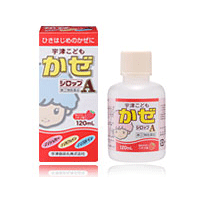 【第(2)類医薬品】【宇津救命丸】宇津こどもかぜシロップA　（いちご味）　120ml　液剤