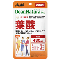 【アサヒフード】ディアナチュラ スタイル葉酸 20粒(20日分)【P25Jan15】