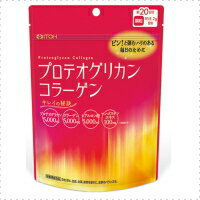 ■製品の特徴 たるまない、弾む毎日！ 手軽に始めたいキレイ！ 美味しく続けたい、自分の好きな味！ プロテオグリカンとは、糖とタンパク質の複合体です。 コラーゲンと並ぶ動物の軟骨の主成分で、保水性に優れた食材です。 美容成分などで注目されているプロテオグリカン、 以前は抽出困難で、大変高価な成分でしたが、 現在は技術の進歩により、ご家庭で気軽にお求め頂ける価格になりました。 &nbsp; ■製品情報 プロテオグリカン　5000ug 人間の体内にも存在する糖タンパクの一種で、優れた保水性を持っています。 コラーゲンペプチド 5000mg 豚由来のゼラチンを吸収されやすいように低分子化したものです。 ヒアルロン酸 5000ug 細胞間に存在する高い粘性と弾性を持った、ムコ多糖体の一種です。 マンゴスチンエキス 100mg &quot;果実の女王&quot;と呼ばれるマンゴスチンの果皮の抽出物で、 ポリフェノールを含んでいます。 栄養成分 1日5.2g中：エネルギー20kcal、たんぱく質4.74g、 脂質0g、炭水化物0.24g、ナトリウム13.5mg 注意事項 ●小児へのご利用はお避けください。 ●1日の摂取目安量を守ってください。 ●ごくまれに体質に合わない方もおられますので、その場合はご利用をお控えください。 ●薬を服用あるいは通院中、また妊娠・授乳中の方は 医師とご相談の上お召し上がりください。 ●味や色、香りが多少変わる場合もありますが、品質には問題ありません。 ●湿気等により固まる場合がありますが、品質には問題ありません。 ●開封後はお早めにお召し上がりください。 ●乳幼児の手の届かない所に保管してください。 食生活は、主食、主菜、副菜を基本に、食事のバランスを。 &nbsp; ■会社情報 井藤漢方株式会社 広告文責：（株） エナジー 0242-85-7380