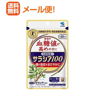 【メール便送料無料！】【小林製薬】サラシア100 60粒　【特定保健用食品】