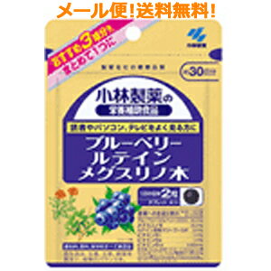 【∴メール便 送料無料！！】【小林製薬】　ブルーベリー　ルテイン　メグスリノ木　60粒（約30日分） ...