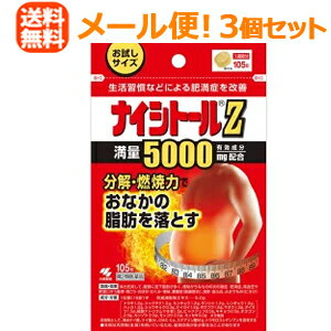 【第2類医薬品】【メール便送料無料！】小林製薬　ナイシトールZ　パウチ　105錠×3個セット錠剤【赤 ...