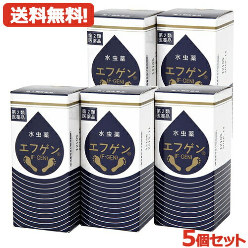 【第2類医薬品】【送料無料！5個セット！】【大源製造】N水虫薬エフゲン　60ml×5個