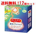 【送料無料！1ケース！12個セット】【花王】めぐりズム 蒸気でホットアイマスク カモミール 12枚× ...