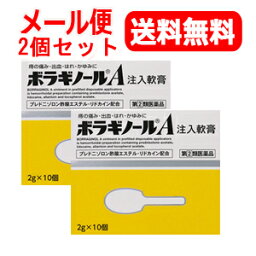 【第(2)類医薬品】【メール便！送料無料！2個セット】ボラギノールA　注入軟膏(2g×10)×2