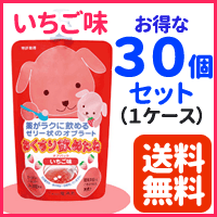 【龍角散】おくすり飲めたね チアパック【いちご味】200g×30個セット【1ケース】【送料無料!】