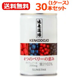 【送料無料！】【サンスター】健康道場4つのベリーの恵み　1缶160g×30本セット(1ケース)