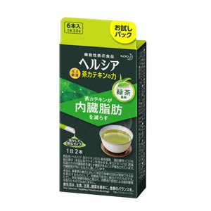 【花王】ヘルシア茶 カテキンの力 緑茶風味 6本【お試しパック】