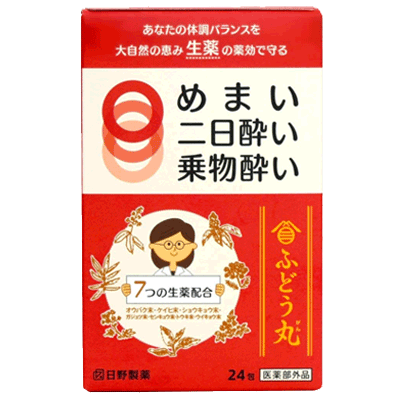 【日野製薬】御嶽山普導丸（ふどうがん）20粒×24包 赤パッケージ【医薬部外品】