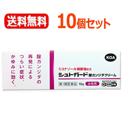 メディトリートと同処方！ 【お客様へ】第1類医薬品をご購入いただく前に、下記の注意事項をお読みください シュトガード腟カンジダクリーム 薬効分類 その他の女性用薬 製品名 シュトガード腟カンジダクリーム 製品の特徴 ★シュトガード腟カンジダクリームはミコナゾ-ル硝酸塩を有効成分とする，腟カンジダの再発による発疹を伴う外陰部のかゆみを治療するお薬です。★ミコナゾール硝酸塩は，腟カンジダの原因であるカンジダ菌の細胞膜を破壊し殺菌します。★本剤の使用は以前に医師から腟カンジダの診断・治療を受けたことのある人に限ります。 使用上の注意 ■してはいけないこと（守らないと現在の症状が悪化したり，副作用が起こりやすくなります） 1．次の人は使用しないでください　（1）初めて発症したと思われる人。（初めて症状があらわれた場合は，他の疾病が原因の場合があり，その場合は医師の診断を受ける必要があります）　（2）本剤又は本剤の成分によりアレルギ-症状を起こしたことがある人。（本剤の使用により再びアしルギー症状を起こす可能性があります）　（3）15歳未満又は60歳以上の人。（15歳未満の人は初めて発症した可能性が高く，60歳以上の人は他の疾患の可能性や他の菌による複合感染のリスクが高まることを考慮する必要があり，自己判断が難しいため）　（4）妊婦又は妊娠していると思われる人。（薬の使用には慎重を期し，医師の診断を受ける必要があります）　（5）発熱，悪寒，下腹部痛，背中や肩の痛み，色のついた又は血に染まったおりもの，魚臭いおりもの，生理の停止，腟からの不規則又は異常な出血，腟又は外陰部における潰瘍，浮腫又はただれがある人。（別の疾病の可能性がありますので，医師の診断を受ける必要があります）　（6）次の診断を受けた人。　糖尿病（頻繁に本疾病を繰り返す可能性が高いので，医師の診断を受ける必要があります）　（7）本疾病を頻繁に繰り返している人。（1〜2ヵ月に1回又は6ヵ月以内に2回以上）　（8）腟力ンジダの再発かわからない人。（自己判断できない場合は，医師の診断を受ける必要があります）2．次の部位には使用しないでください　（1）腟周辺（外陰）以外の部位。（本剤は外陰部以外に使用する製品ではありません） ■相談すること 1．次の人は使用前に医師又は薬剤師に相談してください　（1）医師の治療を受けている人。（医師から処方されている薬に影響したり，本剤と同じ薬を使用している可能性もあります）　（2）薬などによりアレルギー症状を起こしたことがある人。（薬などでアレルギーを起こした人は，本剤でも起こる可能性があります）　（3）授乳中の人。（薬の使用には慎重を期す必要があります）2．使用後，次の症状があらわれることがあるので，このような症状の持続又は増強が見られた場合には，使用を中止し，この説明文書を持って医師又は薬剤師に相談してください 　［関係部位：症状］　腟周辺の皮膚（外陰）：かゆみ，発疹・発赤，かぶれ，熱感，びらん，刺激感，小水疱，はれ，乾燥・亀裂，落屑 　（本剤によるアレルギー症状であるか，本剤の薬理作用が強くあらわれたものであると考えられ，このような場合，同じ薬を続けて使用すると症状がさらに悪化する可能性があります）3．3日間使用しても症状の改善がみられない場合又は6日間使用しても症状が消失しない場合は，医師の診療を受けてください。特に，クリーム単独使用の場合は，自己判断で治療をすることなく医師の診療を受けてください。（症状が重いか他の疾病による可能性があります） 効能・効果 腟力ンジダの再発による，発疹を伴う外陰部のかゆみ（過去に医師の診断・治療を受けた方に限る）ただし，腟症状（おりもの，熱感等）を伴う場合は，必ず腟剤（腟に挿入する薬）を併用してください。 効能関連注意 〔注意〕本剤はカンジダによる外陰部の症状を改善しますが，腟内の治療を行うものではありません。〔解説〕外陰部の症状は，腟の中にいるカンジダ菌が外陰部に影響を及ぼすことによって起こる疾病で，かゆみの他，発疹，熱感を生じます。外陰部皮膚に発赤やただれ等の発疹を伴うかゆみがあらわれた場合にお使いください。 用法・用量 成人（15歳以上60歳未満），1日2〜3回，適量を患部に塗布してください。ただし，3日間使用しても症状の改善がみられないか，6日間使用しても症状が消失しない場合は，医師の診療を受けてください。（1）外陰部症状のみの場合：本剤を使用してください。腟剤（腟に挿入する薬）との併用が望まれます。（2）腟症状（おりもの，熱感等）を伴う場合：本剤に腟剤（腟に挿入する薬）を併用してください。 用法関連注意 （1）用法・用量を厳守してください。（2）目に入らないように注意してください。万一，目に入った場合には，すぐに水又はぬるま湯で洗い，直ちに眼科医の診療を受けてください。（3）腟周辺（外陰）にのみ使用してください。（4）使用前後によく手を洗ってください。（5）生理中の使用は避け，使用中に生理になった場合は本剤の使用を中止してください。その場合は治癒等の確認が必要であることから医師の診療を受けてください。（生理中は薬剤が流され，効果が十分得られない場合があります）＊ご使用の前に入浴するか，ぬるま湯で患部を清潔にし，使用してください。 成分分量 1g中 　　 成分 分量 ミコナゾール硝酸塩 10mg 添加物 自己乳化型モノステアリン酸グリセリル，ポリオキシエチレンセチルエーテル，セタノール，流動パラフィン，ミリスチン酸イソプロピル，プロピルパラベン，メチルパラベン 保管及び取扱い上の注意 （1）直射日光の当たらない涼しい所に密栓して保管してください。（2）小児の手の届かない所に保管してください。（3）他の容器に入れ替えないでください。（誤用の原因になったり品質が変わることがあります）（4）コンドームやペッサリー等の避妊用ラテックス製品との接触を避けてください。（これらの製品が劣化・破損することがあります）（5）使用期限を過ぎた製品は使用しないでください。なお，使用期限内であっても，開封後はなるべくはやく使用してください。（品質保持のため） 消費者相談窓口 会社名：興亜製薬業株式会社問い合わせ先：お客様相談室電話：03（5350）8334受付時間：9：00〜17：00（士・日・祝日を除く） 製造販売会社 興亜製薬（株）会社名：興亜製薬株式会社住所：横浜市港北区箕輪町2-17-5 剤形 塗布剤 リスク区分等 第1類医薬品 広告文責　エナジー　0242-85-7380 文責：株式会社エナジー　登録販売者　山内和也 「使用してはいけない方」「相談すること」の項目に該当しません。 注意事項を確認し理解したうえで注文します。 使用期限：使用期限まで1年以上あるものをお送りいたします。 医薬品販売に関する記載事項はこちら&nbsp;【必ずご確認ください】 薬事法改正により2014年6月12日から、第1類医薬品のご購入方法が変わります。 ・楽天市場にてご注文されても、第1類医薬品が含まれる場合、ご注文は確定されません。 ・ご注文後に、お客様へ「医薬品の情報提供メール」をお送りいたします。 ・お客様は、受信された「医薬品の情報提供メール」の内容をご確認後、2日以内にご返信下さい。 ※お客様からのご返信が無い場合や、第1類医薬品をご使用いただけないと判断した場合は、 第1類医薬品を含むすべてのご注文がキャンセルとなります。あらかじめご了承ください。 使用期限：使用期限まで1年以上あるものをお送りいたします。 【第1類医薬品】フェミニーナ 腟カンジダ錠 6錠はこちら 【第1類医薬品】メンソレータム　フレディCCクリーム 10gはこちら 【第1類医薬品】　膣カンジダ再発治療薬　エンペシドL 6錠はこちら 【第1類医薬品】オキナゾール 6錠はこちら ※折返しのメールを必ずご返信下さい。 2回目以降のお客様も必ずご返信下さい。 ※申し訳ございませんが、1週間以内にご返信が無い場合 ご注文をキャンセルさせていただきます。何卒ご了承ください。