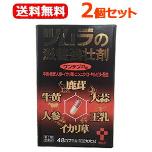 全品2%OFFクーポン! 1/28 1:59まで!【第2類医薬品】【送料無料!2個セット!】ツムラの滋養強壮剤ワンテンPα48カプセル×2個セット肉体疲労滋養強壮食欲不振ビタミン含有保健薬(ビタミン剤等)ワンテンPアルファ
