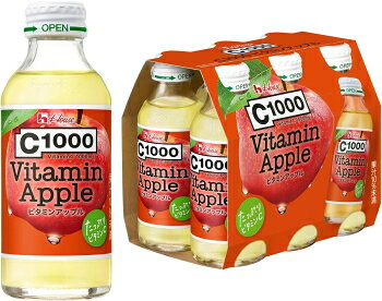 【今月限定★全商品ポイント5倍】【ハウスウェルネス】 C1000 ビタミンアップル 140ml×6本
