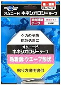 【テイコクファルマケア】オムニード　キネシオロジーテープ　 25mm×5m　【指・首用 2巻】