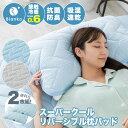 《全品ポイント3倍★18日20時~4h》枕パッド 冷感 リバーシブル 接触冷感 吸湿速乾 抗菌防臭 ひんやり 冷たい 洗える 2枚組 RMPP-4363-2P 枕パット 枕カバー ピローパッド ピローカバー ピローケース 2枚セット 夏用 涼しい クール 洗濯可能 洗濯OK 節電 対策 省エネ