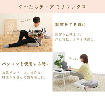 ポイント5倍♪ぐ〜たらチェア GUC-1 グレー ブラウン テレワーク 座椅子 在宅 フロアチェア 座椅子 イス 椅子 チェア リビングチェア 和室 パーソナルチェア 掛け リラックス ぐーたら ぐ〜たら アイリスオーヤマ【mpp】