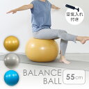 《最大400円offクーポン|くらしに+》バランスボール55cm 23-187バランスボール フィットネス ダイエット 健康器具 体幹トレーニング エクササイズ...
