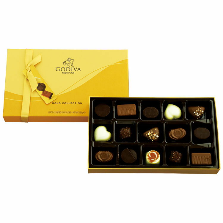 チョコレート GODIVA ゴディバ ゴールドコレクション 15粒 チョコレート GODIVA ゴディバ ゴールドコレクション アソート 高級感 クリスマス バレンタインデー ホワイトデー ギフトプレゼント トリュフチョコレート トリュフチョコ