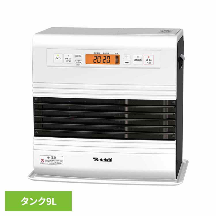石油FH・GRタイプ 木造17畳コンクリ23畳・タンク9L スノーホワイト FW-4725GR-Wダ ...