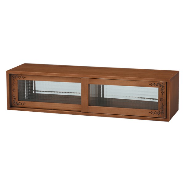 Rakuten - 【送料無料】【収納家具】カウンター上収納【キッチン収納 キッチンカウンター】MUD-6027LBR・ライトブラウン【TD】【代引不可】【HH】