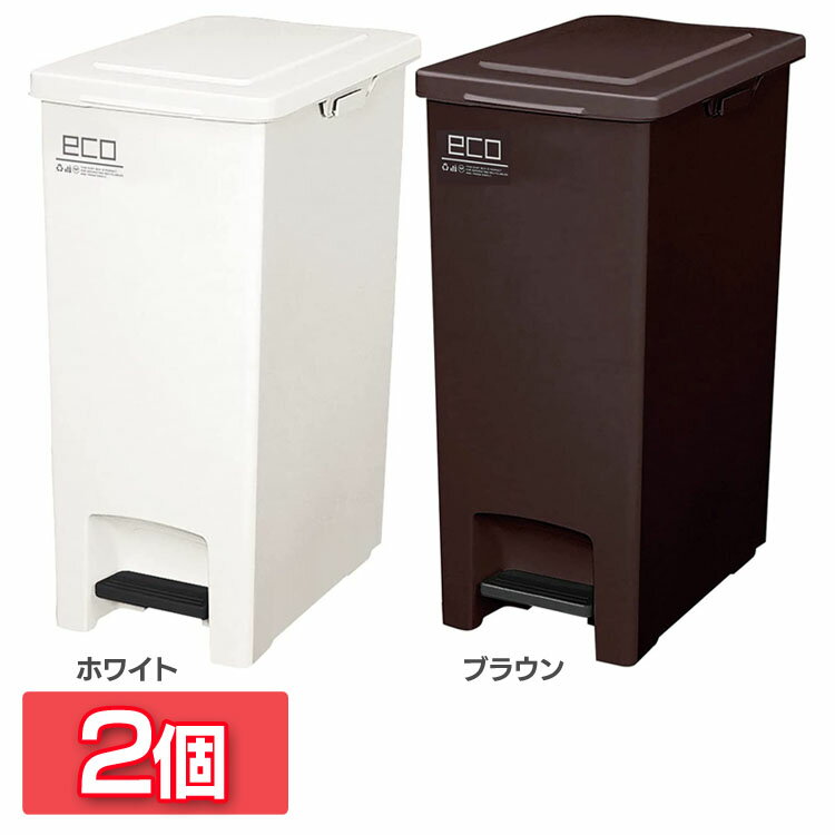 《エントリーで最大19倍★10日限定》【2個】エバンペダルペール 45L 6325ダストボックス ゴミ箱 ごみ箱 ペダル式 ペダル キッチン 台所 ..