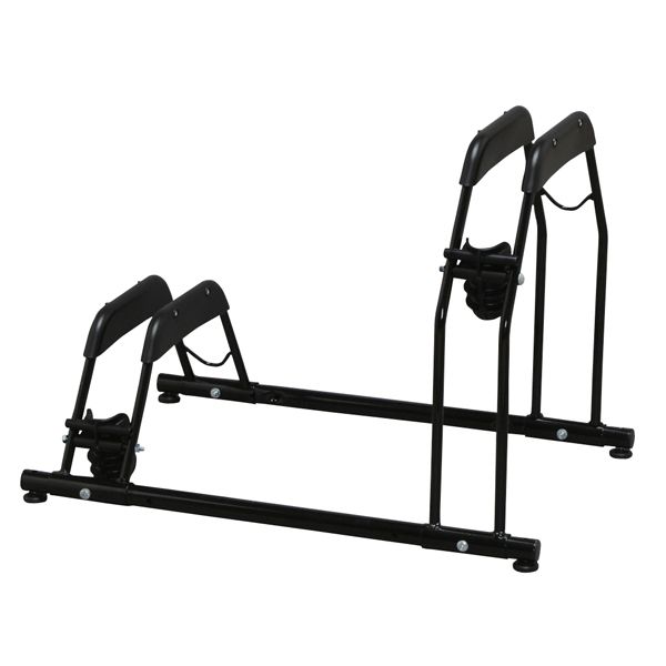 【送料無料】アイリスオーヤマ 自転車スタンド BYS-2 ブラック