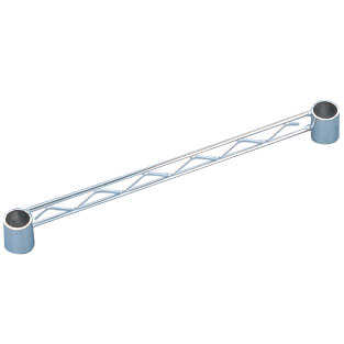 アイリスオーヤマ ≪幅35cmの棚板に対応≫メタルミニ（直径19mm） サイドバー MTO-35S【ラック等】