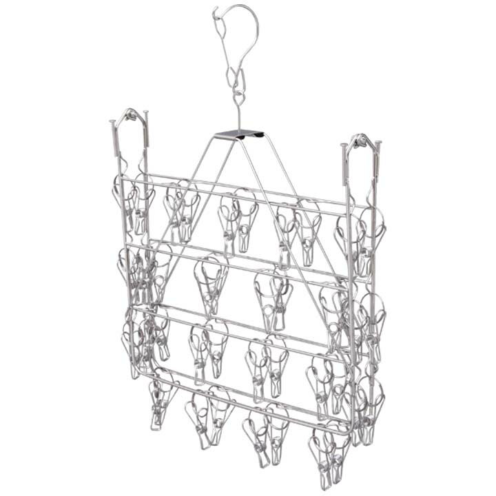 ステンレスピンチハンガー ピンチ42個付き PIH-42SH アイリスオーヤマ