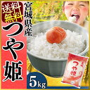 【新米】【30年度産】宮城県産 つや姫5kg送料無料 30年...