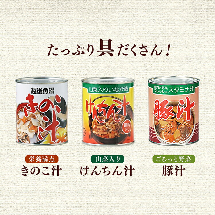 おかず 惣菜 お惣菜 非常食 防災食 缶詰 けんちん汁 きのこ汁 豚汁 2号缶 820g 防災用品 非常食 非常食 缶詰 保存食 保存食 缶詰 具だくさん 山菜 田舎汁 防災 備蓄 おふくろの味 野菜 保存食 アイリスフーズ キャンプ 登山 旅行 一人暮らし 仕送り [2608SO] enetkome-10024653 メガストア サンプル画像2