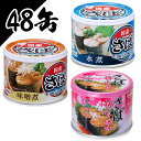 【48個セット】サバ缶 鯖缶 水煮 味噌煮 梅しそ 190g 日本のさば サバ缶