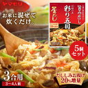 【5個】彩り10種の具 五目釜めしの素 炊き込みご飯 炊き込みご飯の素 炊き込み 五目 五目釜めし 野菜 釜めし ヤマモリ やまもり 【D】