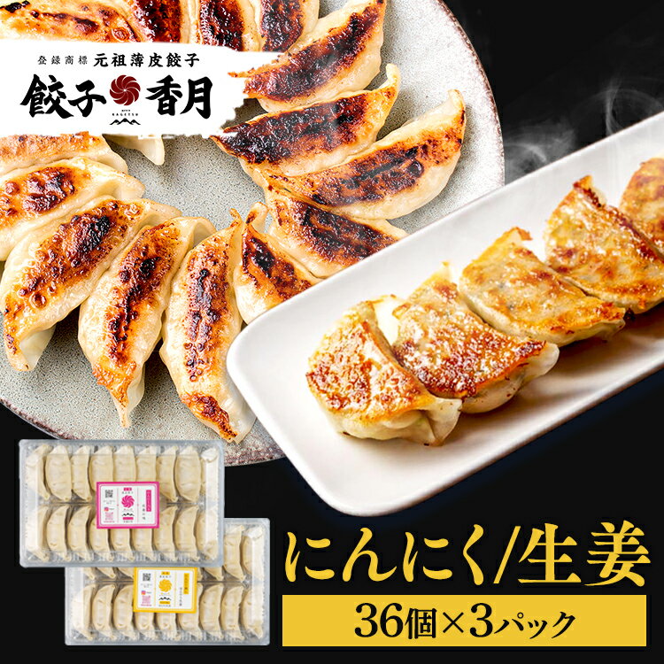 冷凍餃子 業務用 餃子詰め合わせ ニンニク餃子 母の日 ギフト プレゼント 元祖薄皮餃子香月 冷凍餃子 時短 国産 生姜 ビール ホットプレート 中華 パーティ ラーメン 味の素 香月 定番にんにく餃子 ニンニク抜き生姜餃子 にんにく餃子生姜餃子詰合せ【TC】 【代引不可】