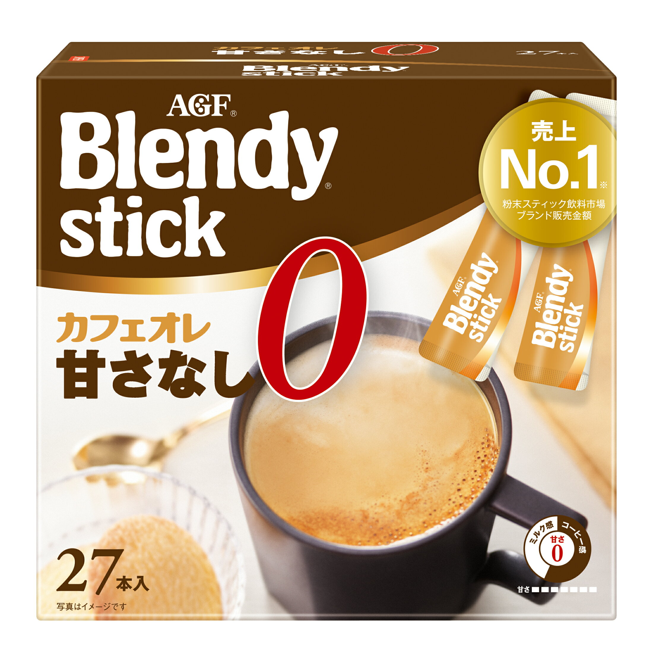 ＼1000円ポッキリ／「ブレンディR」 スティック カフェオレ 甘さなし27本 コーヒー カフェオレ ブレンディ スティック インスタント 粉..