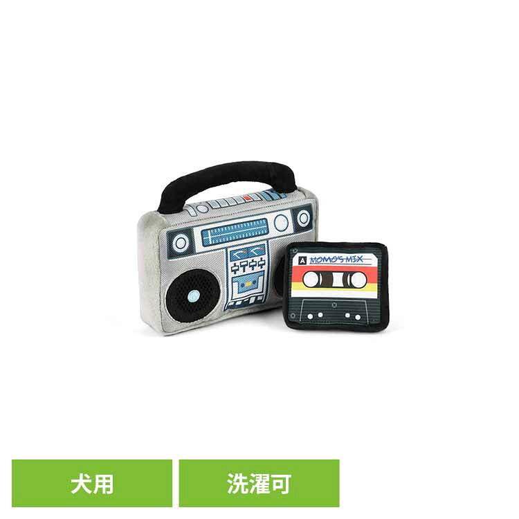 80’sクラシック ラジカセ 犬用おもちゃ ペット用おもちゃ 犬用ぬいぐるみ 室内遊び 丈夫なおもち ...