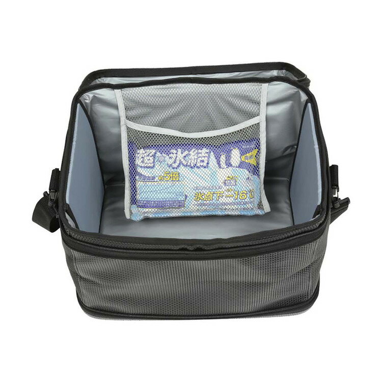 クーラーバッグ 25L ブラック スーパーコールド UE-577CAPTAINSTAG キャンプ アウトドア レジャー スーパーコールド 肩掛けベルト ソフトタイプ コンパクト 保冷 クーラーボックス パール金属株式会社