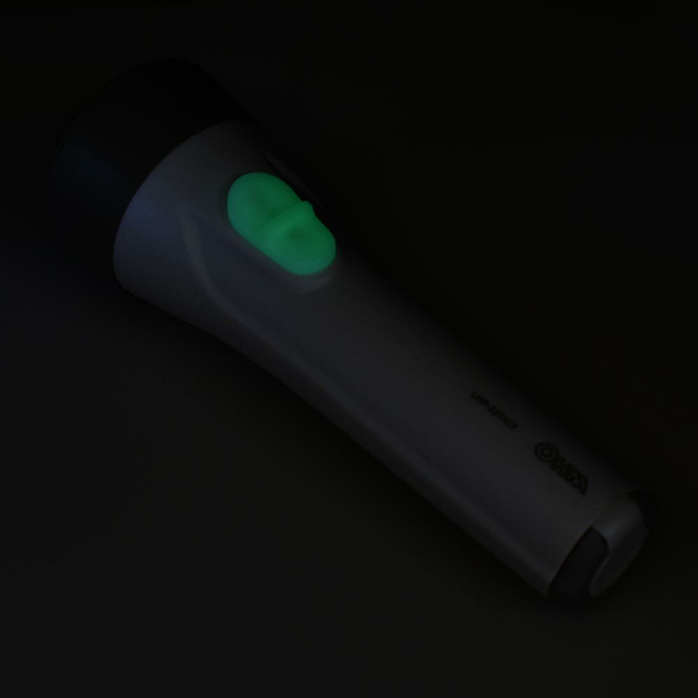 V電池付LEDライト　110lm　LHP-2211C7 懐中ライト 懐中電灯 避難用品 防災 LED 常備灯 乾電池付き ハンディライト 吊り下げ式 緊急 オーム電機