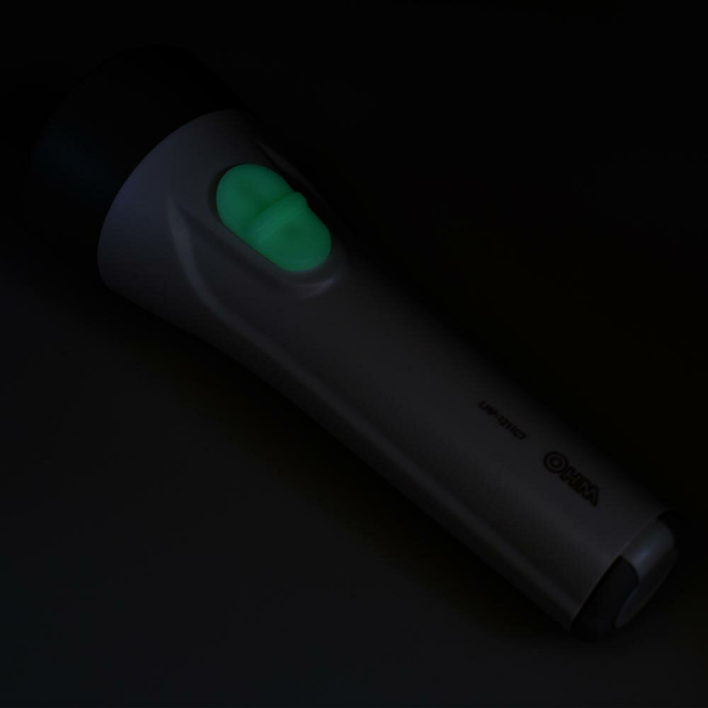 V電池付LEDライト　110lm　LHP-1211C7 懐中ライト 懐中電灯 避難用品 防災 LED 常備灯 乾電池付き ハンディライト 吊り下げ式 緊急 オーム電機