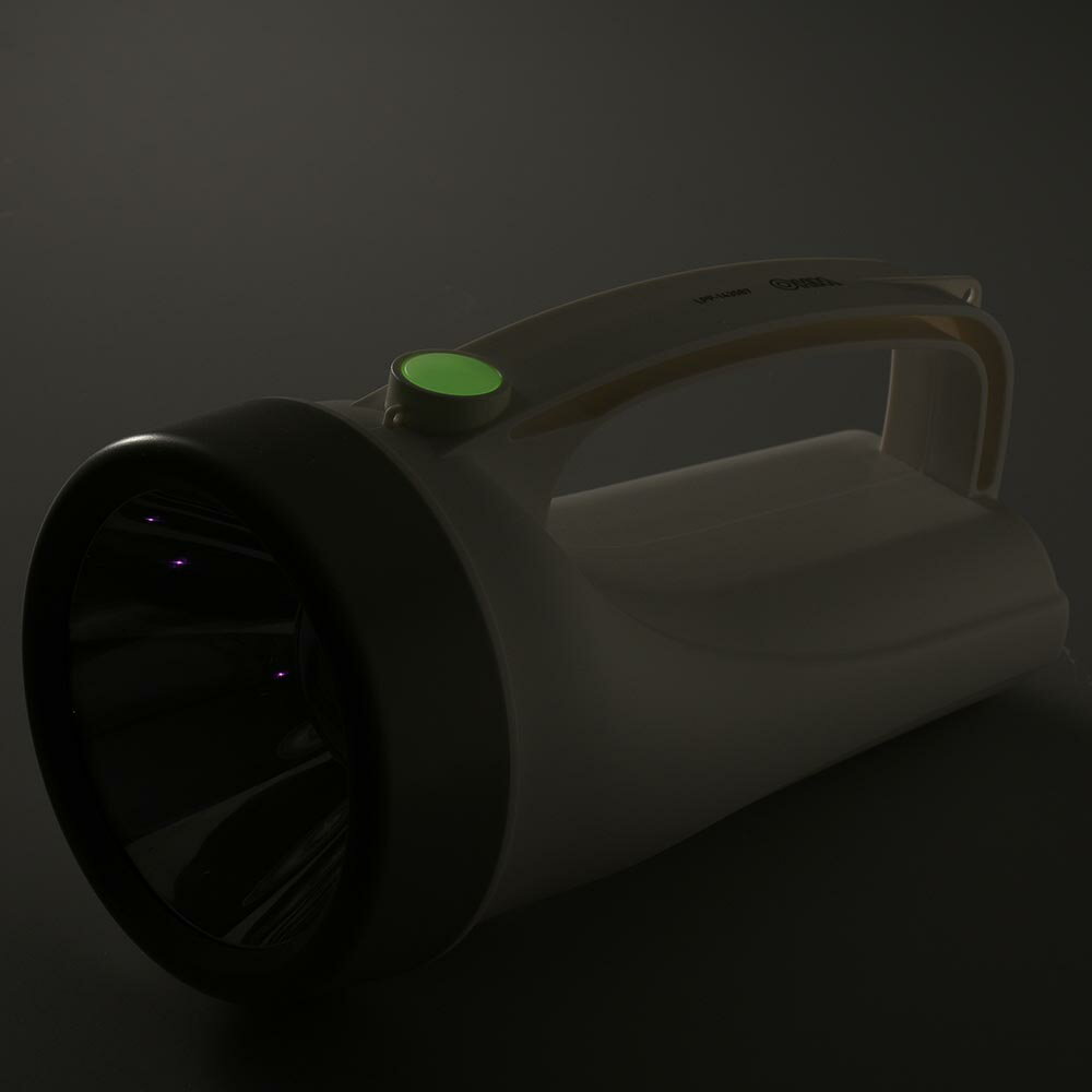 V電池付LED強力ライト　350lm LPP-1435B7 懐中ライト 懐中電灯 避難用品 防災 LED 常備灯 乾電池付き ハンディライト 防水 緊急 オーム電機